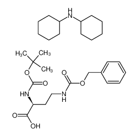 Dicyclohexylamine (S)-4-(((benzyloxy)carbonyl)amino)-2-((tert-butoxycarbonyl)amino)butanoate 16947-89-0