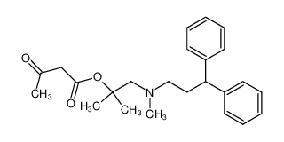 1,1,N-trimethyl-N-(3,3-diphenylpropy)-2-aminoethyl acetoacetate 100427-51-8