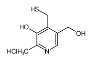 5-(hydroxymethyl)-2-methyl-4-(sulfanylmethyl)pyridin-3-ol,hydrochloride 1198-26-1