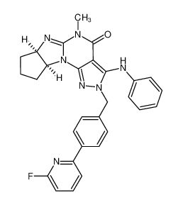 1160521-50-5 structure, C29H26FN7O