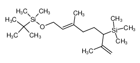 191413-93-1 8-(tert-butyldimethylsilanyloxy)-2,6-dimethyl-3-(trimethylsilanyl)octa-1,6-diene