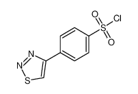 4-(thiadiazol-4-yl)benzenesulfonyl chloride 499771-00-5
