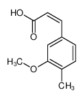 (2E)-3-(3-Methoxy-4-methylphenyl)acrylic acid 209287-19-4