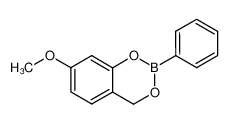 59648-22-5 spectrum, 7-methoxy-2-phenyl-4H-benzo[1,3,2]dioxaborinine