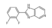 858935-15-6 structure, C12H7F2N3