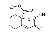 methyl (2Z)-2-(2-methoxy-2-oxoethylidene)-1-methylcyclohexane-1-carboxylate 91029-43-5