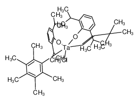 119145-79-8 structure, C42H62ClO2Ta