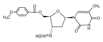 134077-32-0 spectrum, 3'-Azido-5'-O-(4-methoxybenzoyl)-3'-deoxythymidine