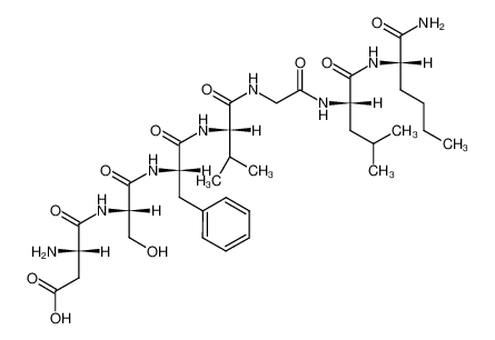 110863-33-7 structure, C35H56N8O10