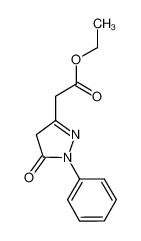 Ethyl (5-oxo-1-phenyl-4,5-dihydro-1H-pyrazol-3-yl)acetate 29211-44-7