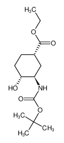 ethyl (1S,3R,4R)-3-(tert-butoxycarbonylamino)-4-hydroxycyclohexane-1-carboxylate 365997-33-7