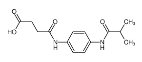 4-[4-(Isobutyrylamino)anilino]-4-oxobutanoic acid