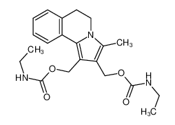 [1-(ethylcarbamoyloxymethyl)-3-methyl-5,6-dihydropyrrolo[2,1-a]isoquinolin-2-yl]methyl N-ethylcarbamate 91523-60-3