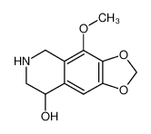 127063-97-2 spectrum, 4-hydroxy-8-methoxy-6,7-methylenedioxy-1,2,3,4-tetrahydroisoquinoline