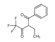 2-ethyl-4,4,4-trifluoro-1-phenylbutane-1,3-dione 322-02-1
