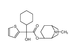 [(1S,4S,5R)-8-methyl-8-azabicyclo[3.2.1]octan-4-yl] (2S)-2-cyclohexyl-2-hydroxy-2-thiophen-2-ylacetate