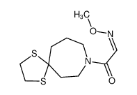 (2E)-1-(1,4-dithia-9-azaspiro[4.6]undecan-9-yl)-2-methoxyiminoethanone 1202859-58-2