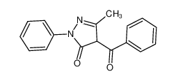 4551-69-3 4-苯甲酰基-3-甲基-1-苯基-2-吡唑-5-酮