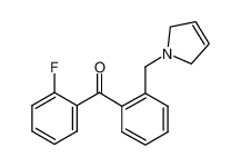 [2-(2,5-dihydropyrrol-1-ylmethyl)phenyl]-(2-fluorophenyl)methanone 898763-50-3