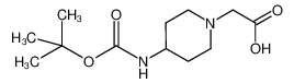 299203-94-4 [4-[(叔丁氧羰基)氨基]哌啶-1-基]乙酸