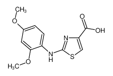 2-(2,4-dimethoxyanilino)-1,3-thiazole-4-carboxylic acid 728918-51-2