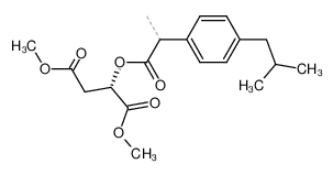 123054-51-3 (2S)-dimethyl 2-((2-(4-isobutylphenyl)propanoyl)oxy)succinate