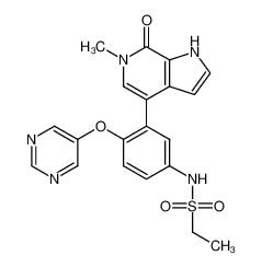 1446233-43-7 structure, C20H19N5O4S