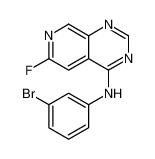 N-(3-Bromophenyl)-6-fluoropyrido[3,4-d]pyrimidin-4-amine 171179-03-6