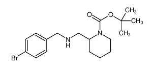 tert-butyl 2-[[(4-bromophenyl)methylamino]methyl]piperidine-1-carboxylate 887587-84-0