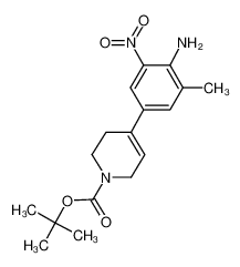 tert-butyl 4-(4-amino-3-methyl-5-nitrophenyl)-3,6-dihydropyridine-1(2H)-carboxylate 1054315-49-9