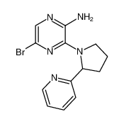 5-bromo-3-(2-pyridin-2-ylpyrrolidin-1-yl)pyrazin-2-amine 893612-27-6