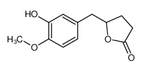 848653-51-0 5-[(3-hydroxy-4-methoxyphenyl)methyl]oxolan-2-one