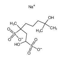 128935-79-5 structure, C10H20NaO8S2-