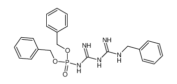[(N'-Benzyl-guanidino)-imino-methyl]-phosphoramidic acid dibenzyl ester