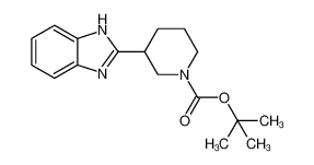 tert-butyl 3-(1H-benzimidazol-2-yl)piperidine-1-carboxylate 1229000-10-5