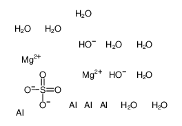 12125-11-0 structure, Al4H30Mg2O14S