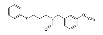 341547-95-3 spectrum, N-(3-methoxyphenyl)methyl-N-[(3-phenylsulfanyl)propyl]formamide