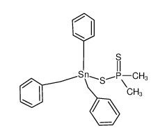 123873-14-3 structure, C23H27PS2Sn