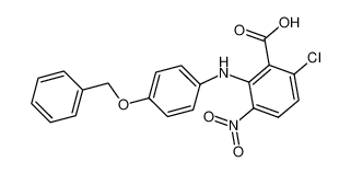 99009-51-5 spectrum, 2-Chloro-5-nitro-6-[[4-(phenylmethoxy)phenyl]amino]benzoic acid