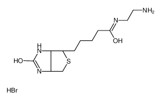 5-[(3aS,4S,6aR)-2-oxo-1,3,3a,4,6,6a-hexahydrothieno[3,4-d]imidazol-4-yl]-N-(2-aminoethyl)pentanamide,hydrobromide 216299-38-6
