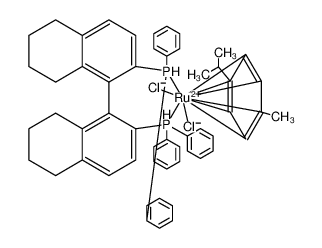 Ruthenium, dichloro[(1,2,3,4,5,6-η)-1-methyl-4-(1-methylethyl)benzene][1,1'-[(1S)-5,5',6,6',7,7',8,8'-octahydro[1,1'-binaphthalene]-2,2'-diyl]bis[1,1-diphenylphosphine-κP]]- 944451-27-8