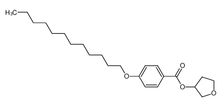 tetrahydrofuran-3-yl 4-(dodecyloxy)benzoate