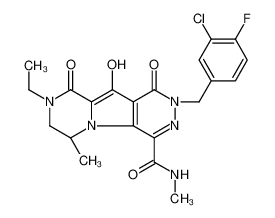 869901-69-9 structure, C21H21ClFN5O4