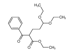 5.5-Diethoxy-2-benzoyl-pentansaeure-ethylester 98764-77-3