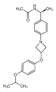 1446007-29-9 (S)-N-(1-{4-[3-(4-isopropoxy-phenoxy)-azetidin-1-yl]-phenyl}-ethyl)-acetamide