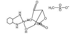 115185-31-4 spectrum, {Pt(trans-(R,R-1,2-diaminocyclohexane))(ascorbato-C(2),O(5))}methanesulfonate