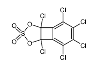 84333-84-6 structure, C8Cl6O4S