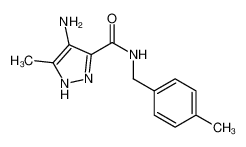 80030-84-8 spectrum, 4-amino-5-methyl-N-[(4-methylphenyl)methyl]-1H-pyrazole-3-carboxamide