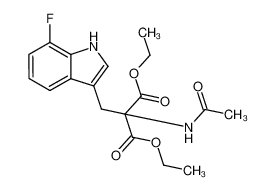 53314-99-1 diethyl 2-acetamido-2-((7-fluoro-1H-indol-3-yl)methyl)malonate