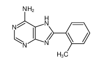 8-(2-methylphenyl)-7H-purin-6-amine 42447-58-5